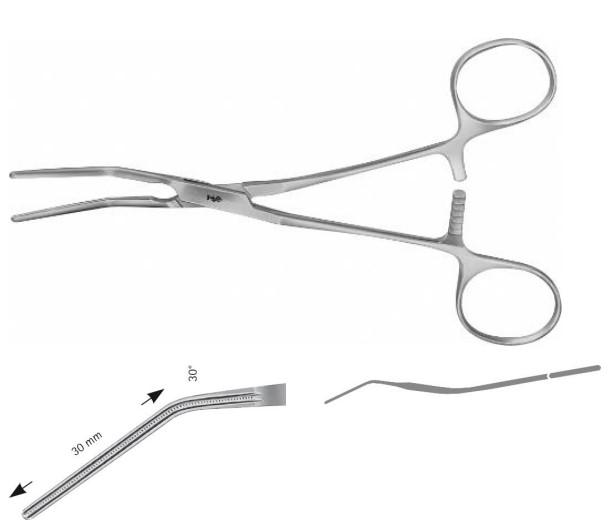 КУЛІ ПЕДІАТРИЧН. ЗАТИСКАЧ 30° 30/165MM